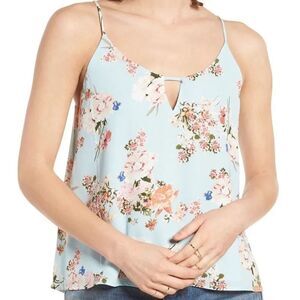✨ HP✨Lush
Keyhole Floral Woven Tank Top✨